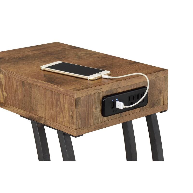 Accent Table with Storage Drawer