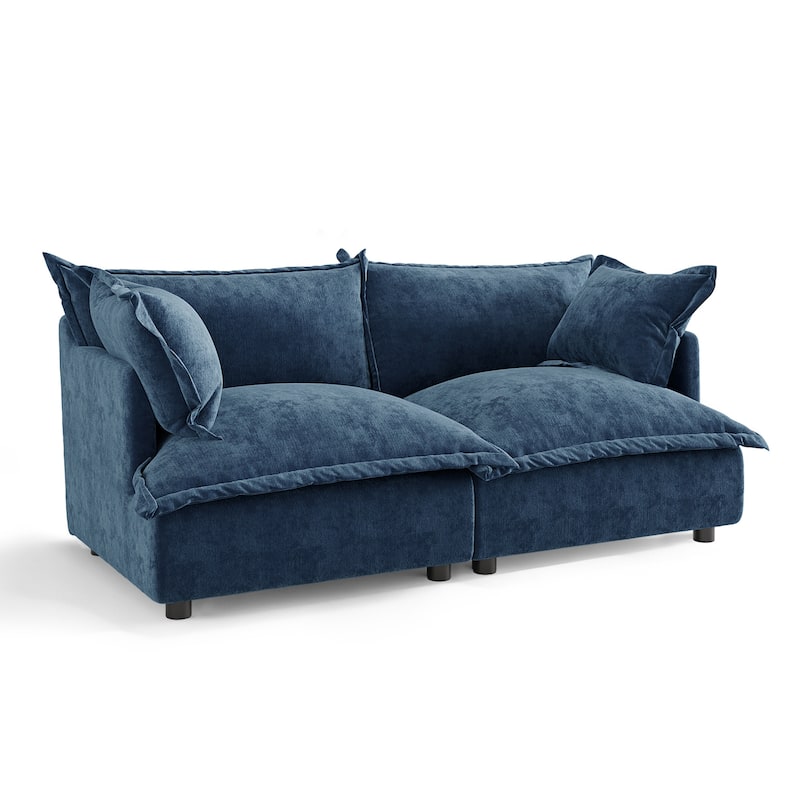 Double Layer Cushion Comfy Cloud Modular Sectional Sofa Set