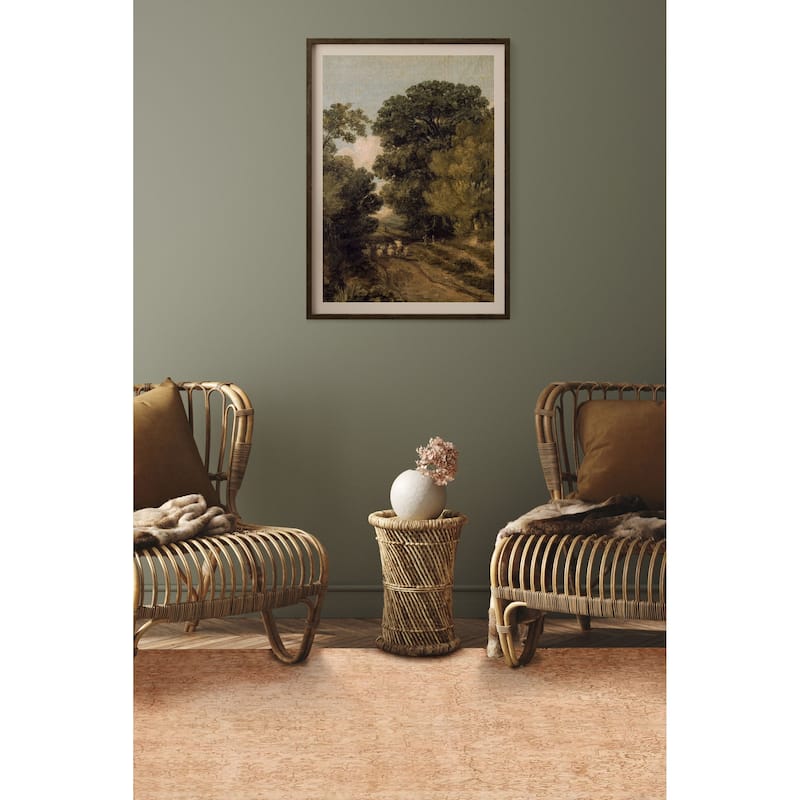 ECARPETGALLERY Hand-knotted Antalya Vintage Light Copper Wool Rug - 7'9 x 11'6