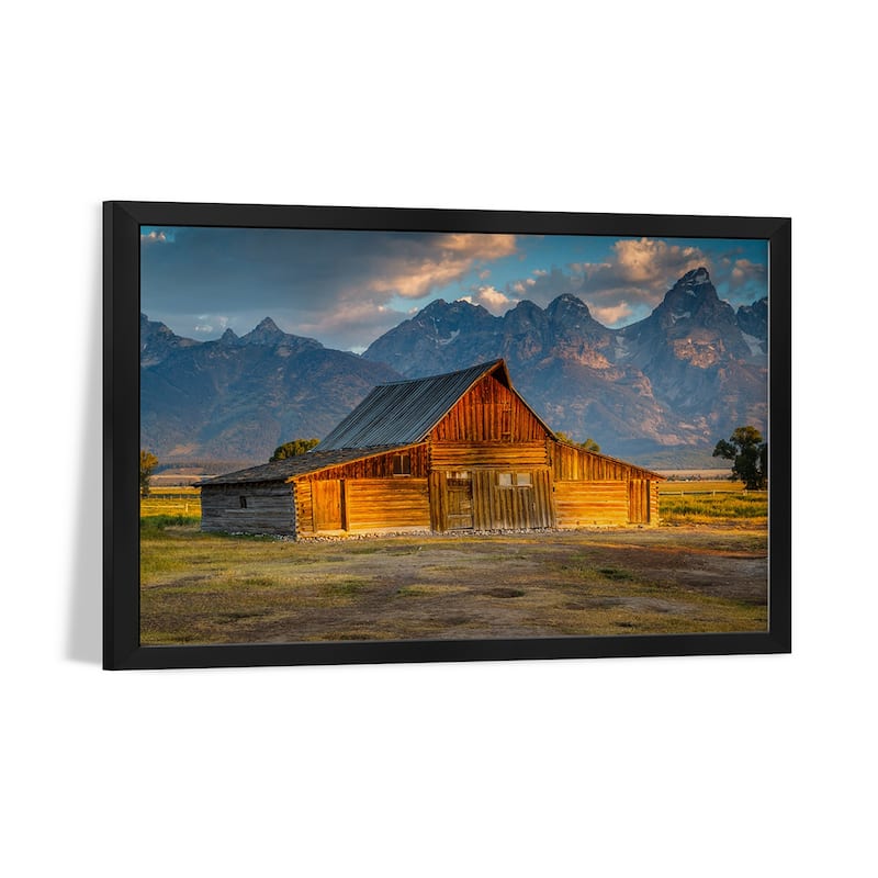 Old Barn Premium Framed Poster by Sergio Lanza