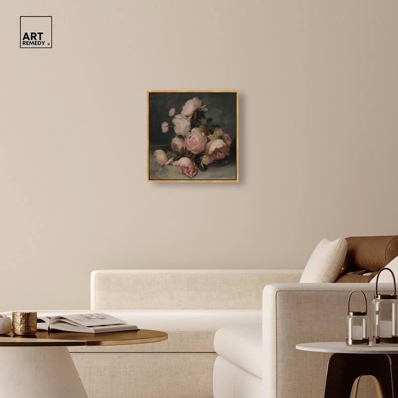 Roses in Shadow II Canvas by Art Remedy