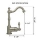 preview thumbnail 20 of 43, One-Handle Widespread Kitchen Bar Faucet
