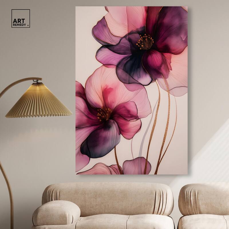 Velvet Verse III Canvas by Art Remedy, Gallery Wrapped