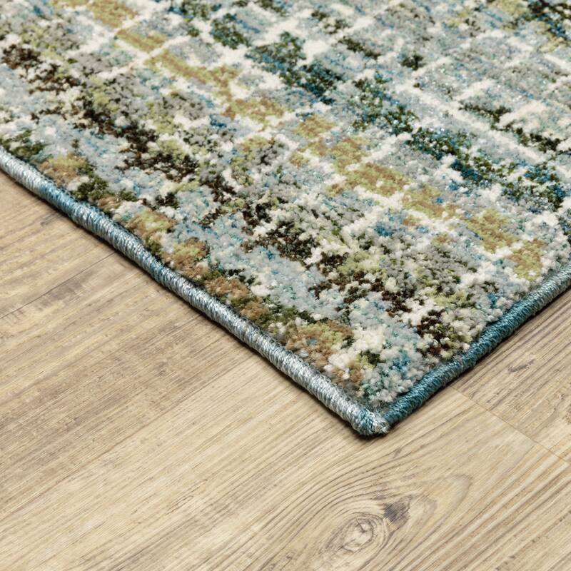 Style Haven Athena Gridwork Plaid Area Rug