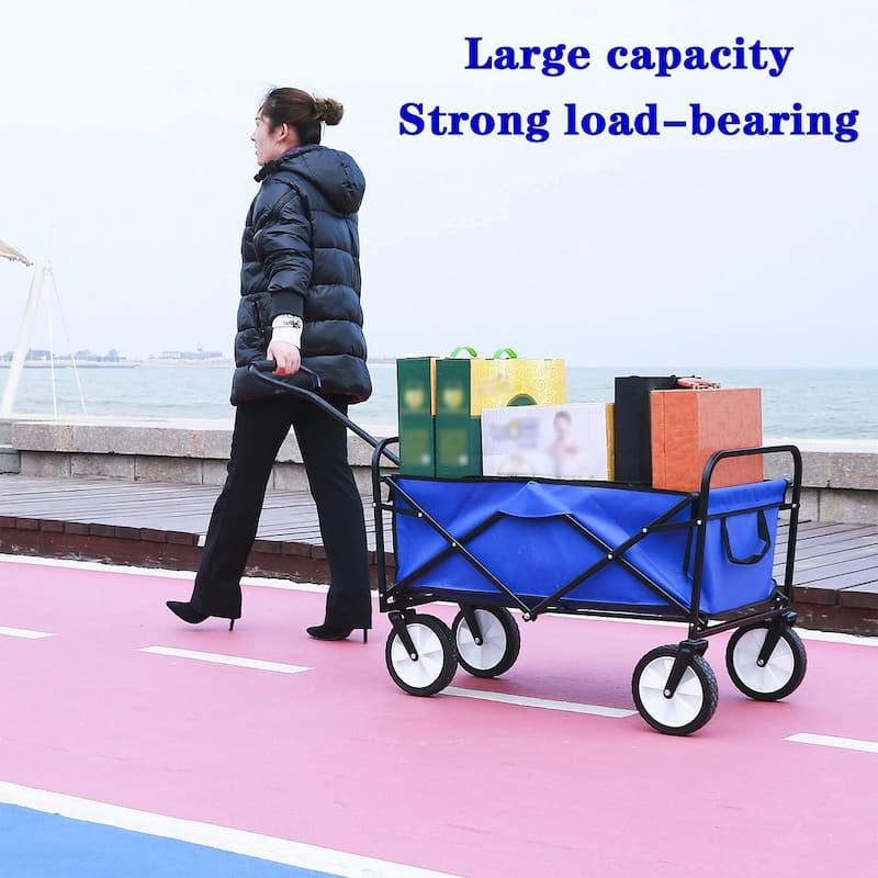 Folding Wagon Garden Shopping Beach Cart