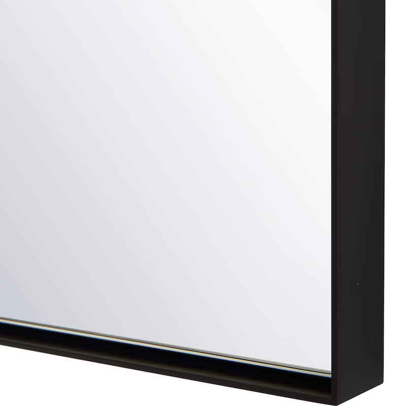 Uttermost Tordera Black Arch Mirror - 24"W x 40"H x 1"D