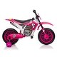 preview thumbnail 35 of 47, 12V Kids Motorcycle Ride-On with Durable Build, Training Wheels, and Comfortable Seating for Ages 3-6