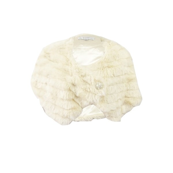 tahari faux fur wrap