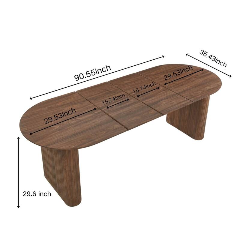 Extendable Multi Function Table MDF Top for Dining Office and Coffee