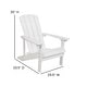 preview thumbnail 123 of 126, All-weather Poly Resin Wood Outdoor Adirondack Chair (Set of 4)