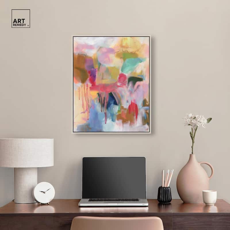 Art with Bold Colors Canvas by Art Remedy