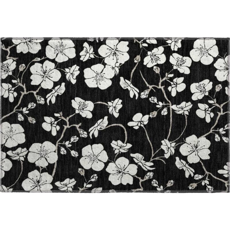 Premium Washable Super Soft Modern Floral Mayfield Rug