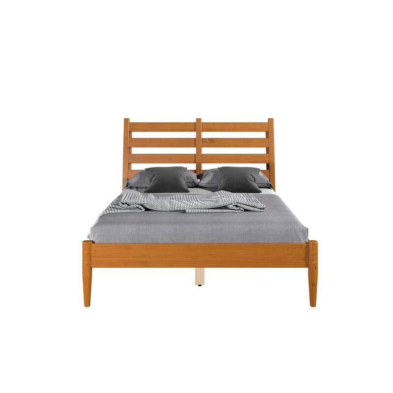 Mid-Century Slat Bed - Full Size
