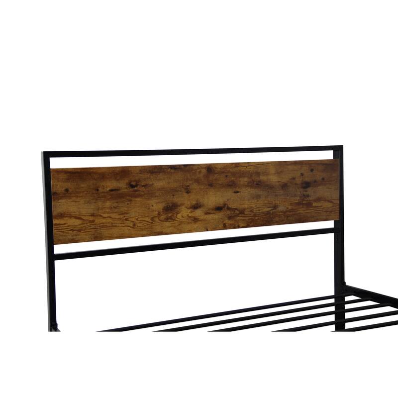 Twin Size Metal Bed Frame, Sturdy Steel Structure, Noise-Free, Easy Assembly