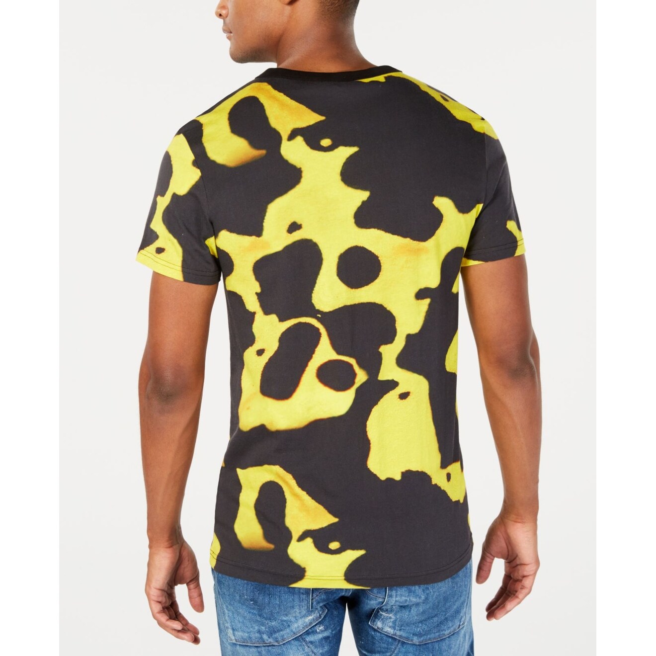 Shop G Star Raw Mens T Shirt Yellow Size Xl Graphic Bumble Frog Logo Tee Overstock 31813136