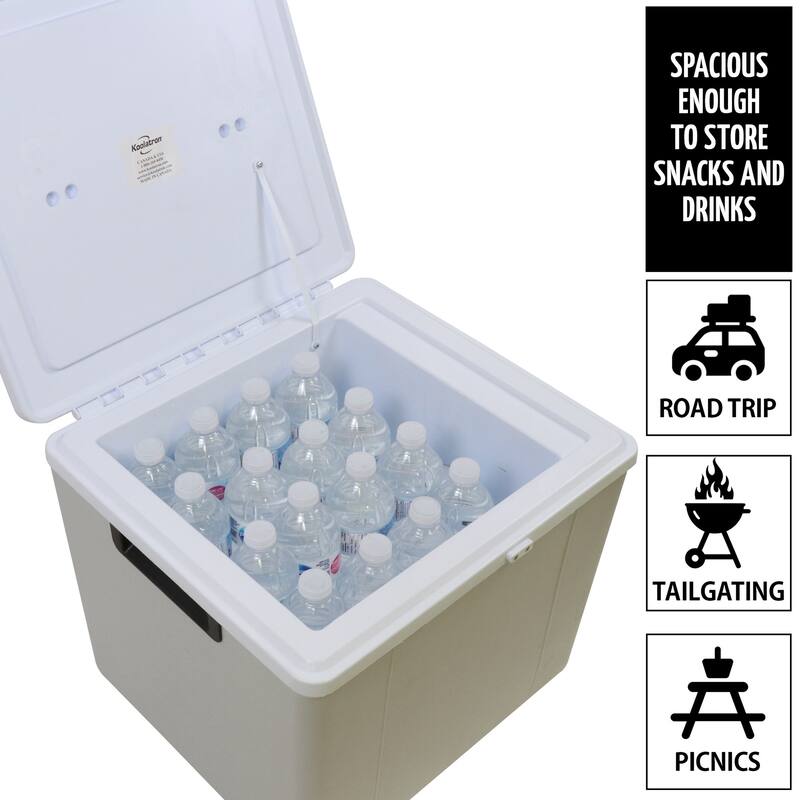 Koolatron Thermoelectric Iceless 12V Cooler/Warmer 29 qt (27 L) w/ DC Cord, Made in North America