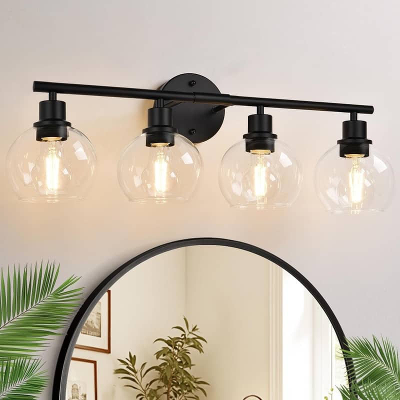 Upgrade 4-Light Bathroom Light Fixtures