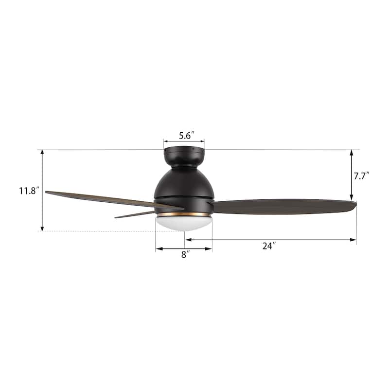 CARRO Quest 48" Smart Ceiling Fan with Light and Remote Control