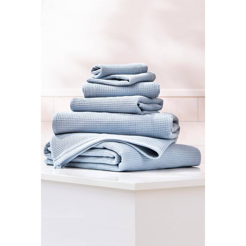 Caro Home Oceana Solid Waffle.