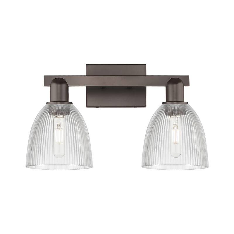 Innovations Lighting Endless Possibilities Arcadia - Castile - 2 Light 17" Bath Vanity Light - Clear/Oil Rubbed Bronze