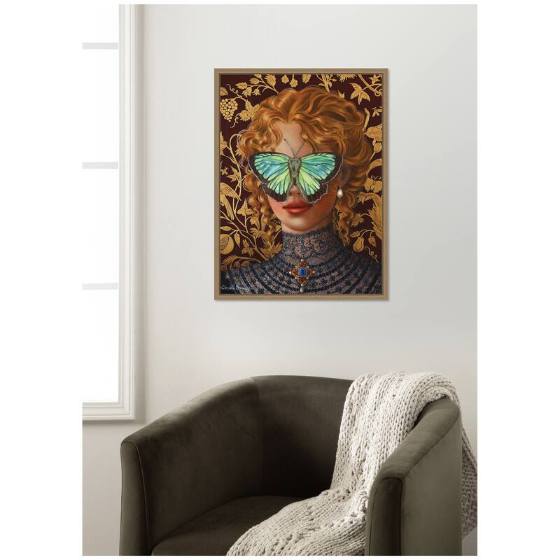 Kate and Laurel Cassandra by Charlotte Brindley Framed Canvas Wall Art Print