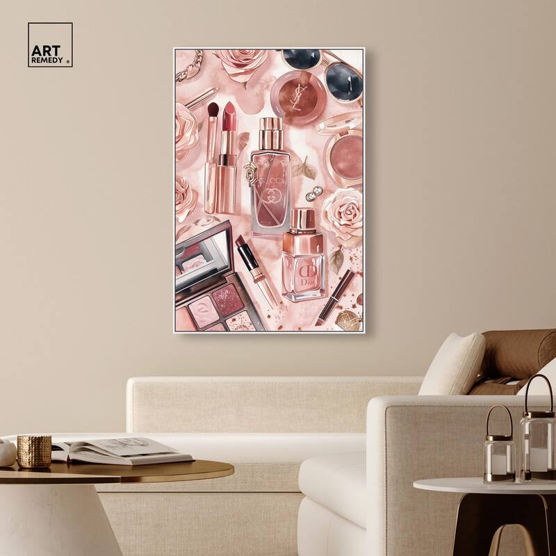 Glam Sparkle Lay Out Canvas by Art Remedy