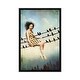 preview thumbnail 4 of 13, iCanvas "Hang In There" by Catrin Welz-Stein Framed Ebony - 26x18
