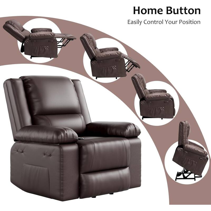 Power Lift Recliner, with Massage & Heat