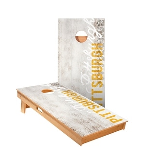 Pittsburgh Vintage Gameday Cornhole Boards