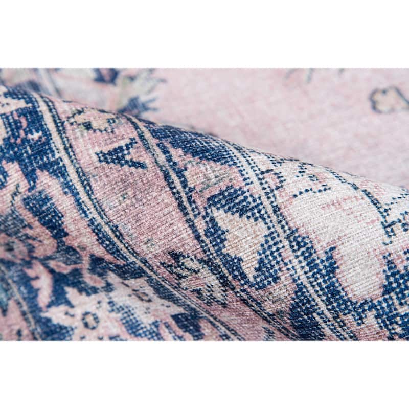 Momeni Medallion Pattern Polyester Area Rug