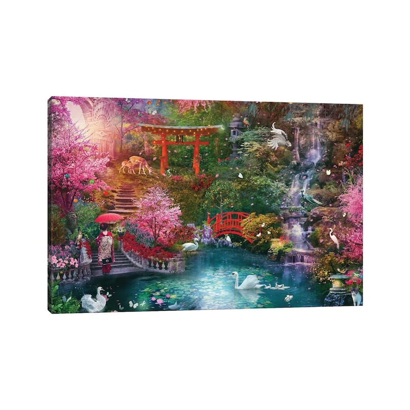 iCanvas "Japanese Garden" by Claudia McKinney Canvas Print