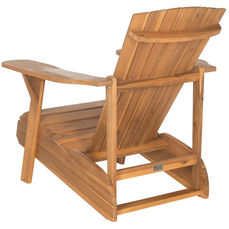 SAFAVIEH Outdoor Living Vista Brown Acacia Wood Adirondack Chair