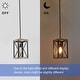 preview thumbnail 9 of 10, Modern Farmhouse 1-Light Wood Pendant Rustic Island Lights for Dining Room