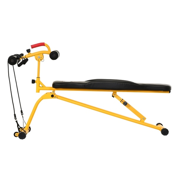 Soozier Multifunctional Sit Up and Dumbbell Weight Bench with 4-Angle Adjustable Backrest & Lightweight Portable Design. Opens flyout.