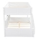 preview thumbnail 37 of 50, Twin XL over Queen/Full XL over Queen Bunk Bed with Storage Cabinets and USB Ports, Solid Wood Bunk Bedframe w/ Storage Shelves