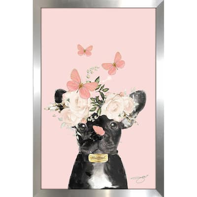 "Flower Frenchie" by Jodi Print on Acrylic