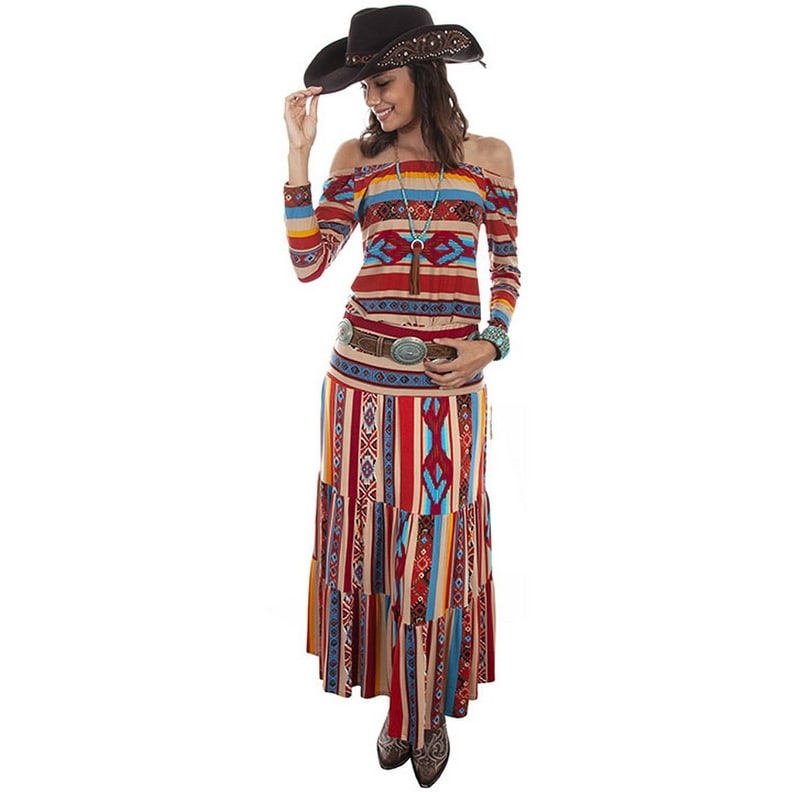 serape maxi dress