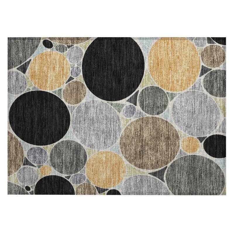 Machine Washable Indoor/ Outdoor Contemporary Rowan Chantille Rug
