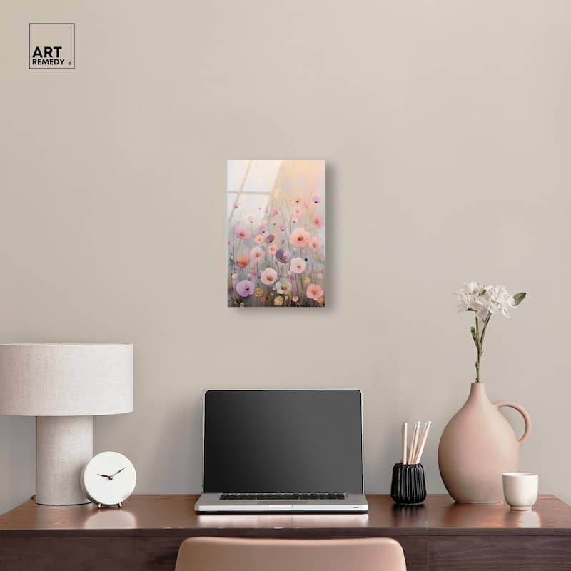 Tiny Blooms II Acrylic by Art Remedy, Ready to Hang