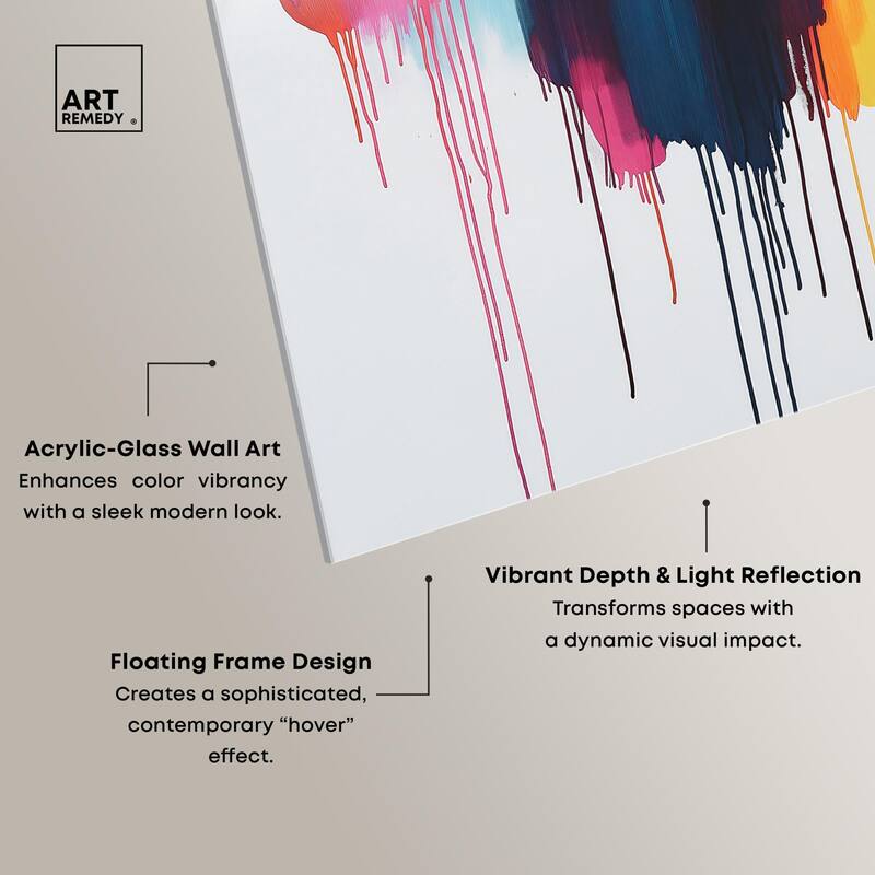 Glacier Color Glide Acrylic by Art Remedy, Ready to Hang