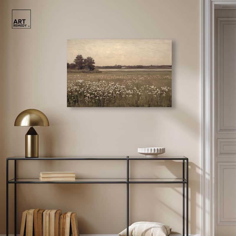 Hazy Day Canvas by Art Remedy, Gallery Wrapped