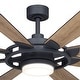 preview thumbnail 12 of 14, Burlington 68 in. Indoor Outdoor Windmill Ceiling Fan with Reversible Blades, LED Light Kit, Remote, 6 Speeds Efficient DC Motor