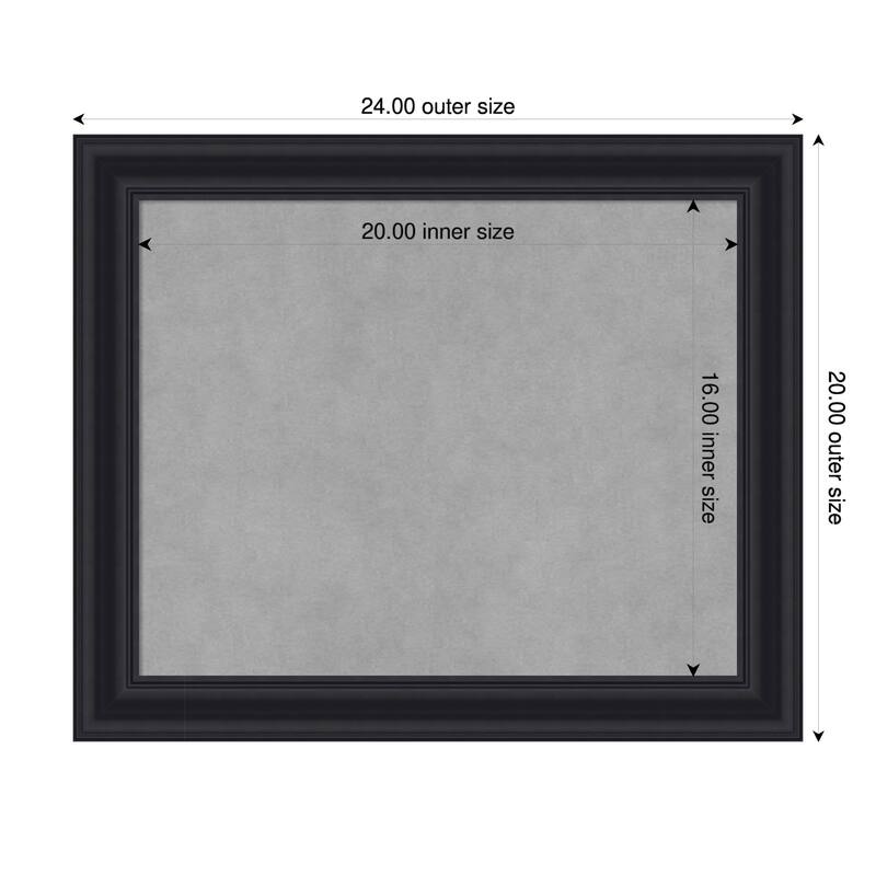 Amanti Art Dalat Black Framed - 24 x 20 in - Dalat Black