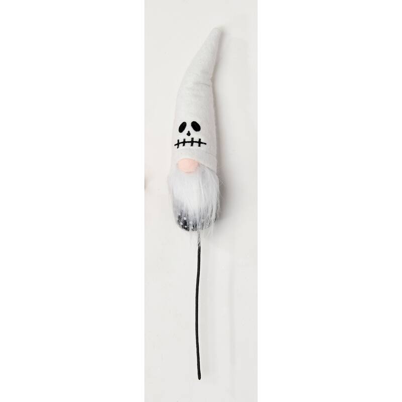 8" Halloween Gnome on 6" Pick, Set of 6