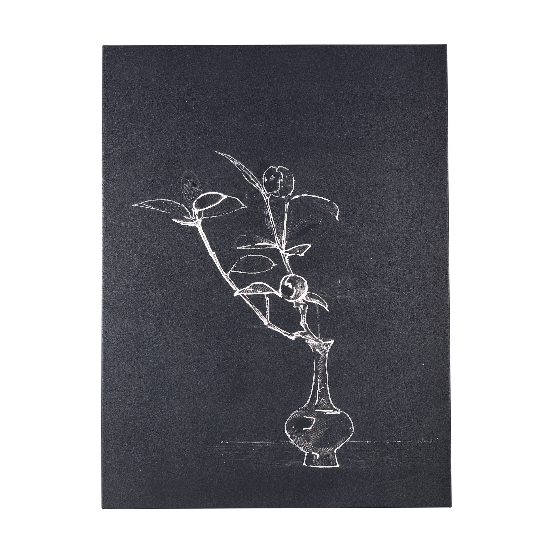 Ikebana Dark I (30 x 40) Canvas Art Print Bed Bath & Beyond 39292452