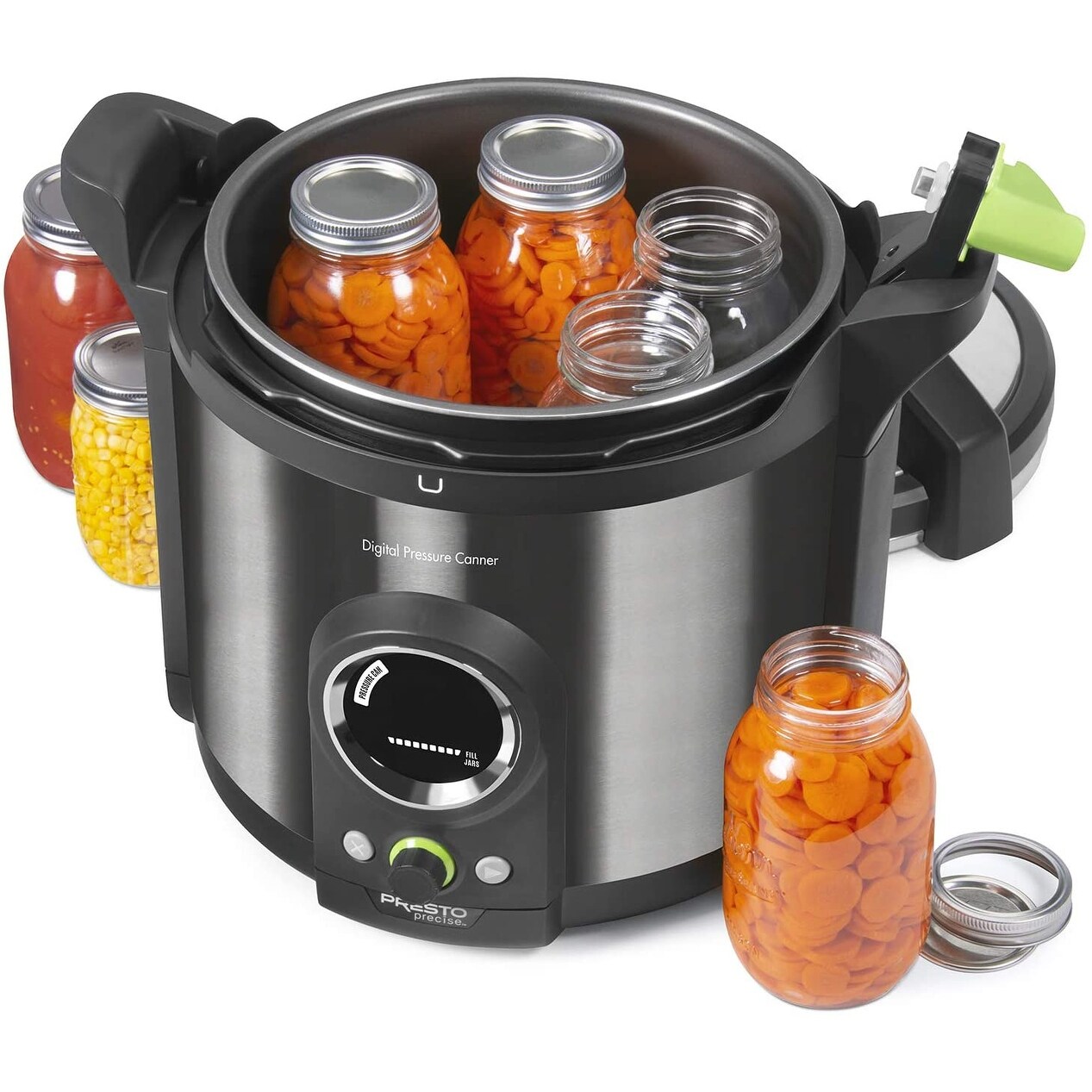 Presto 02144 12Qt Digital Canner Black