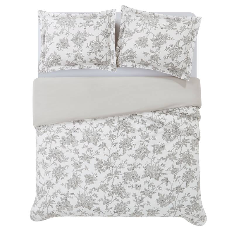 Brooklyn Loom Mila Floral Duvet Cover Set