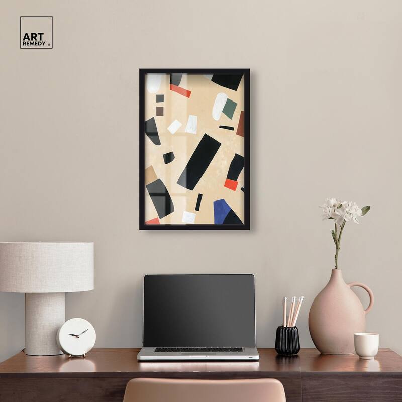 Mindscape Mosaic I Shadowbox by Art Remedy