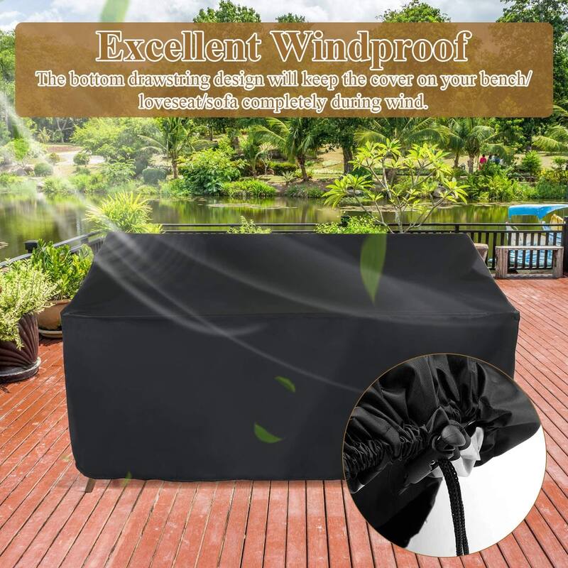 Patio Chair Cover, Outdoor Bench Cover, Patio Sofa Cover Waterproof Loveseat Cover