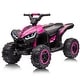 preview thumbnail 13 of 24, 12V Kids Ride On ATV, 4 Wheeler Electric Vehicle for Toddlers Pink